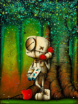 Fabio Napoleoni Prints Fabio Napoleoni Prints Your Voice Makes My Heart Sing (OE) Color - Mini Print 